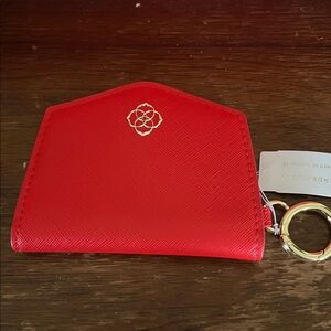 Karen Scott Red Key & Card Holder